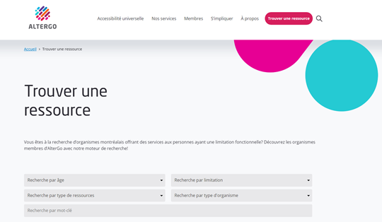 Trouver une ressource